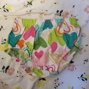 Specialty Baby Shorts Bloomers Diaper Cover with Heart Design